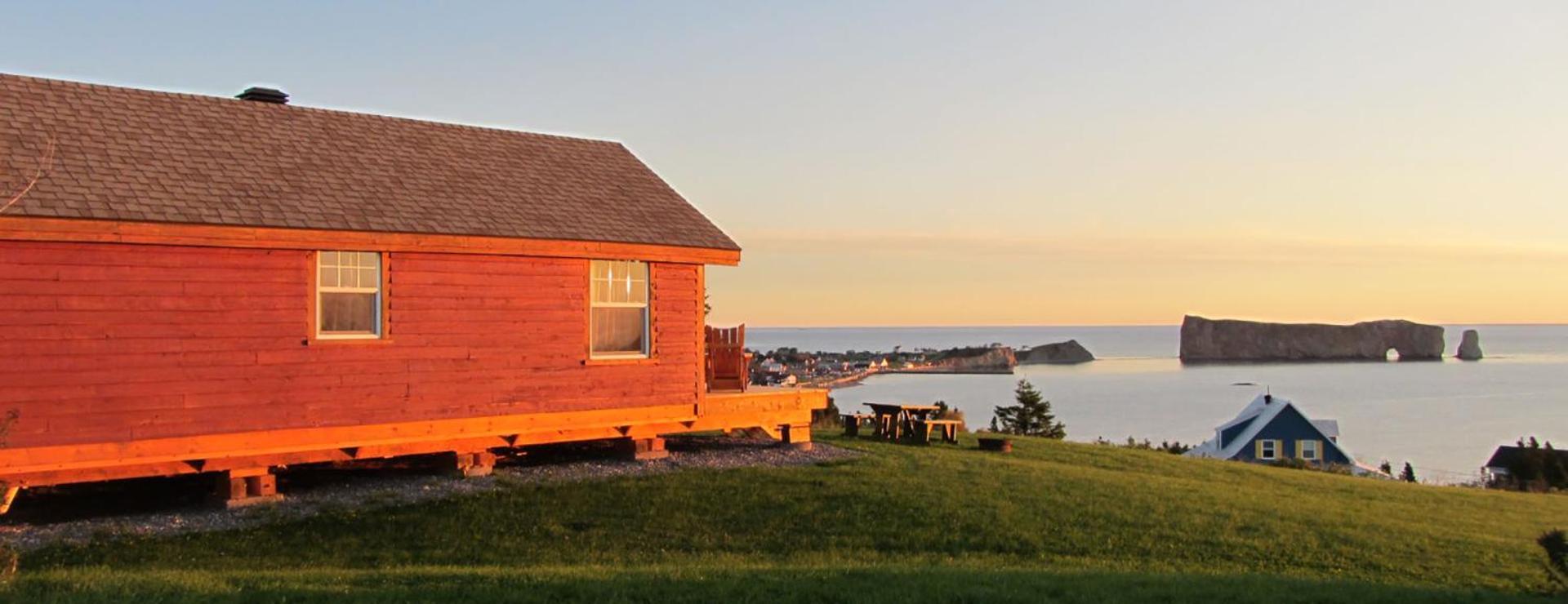 Chalets Nature Ocean Perce Exterior photo